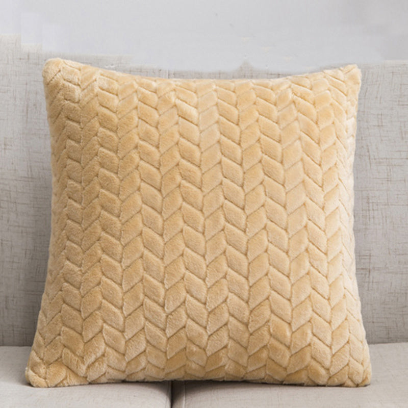 Benedict – Flanellen Effen Kleur Kussenhoes Nordic Stijl Eenvoudige Stijl