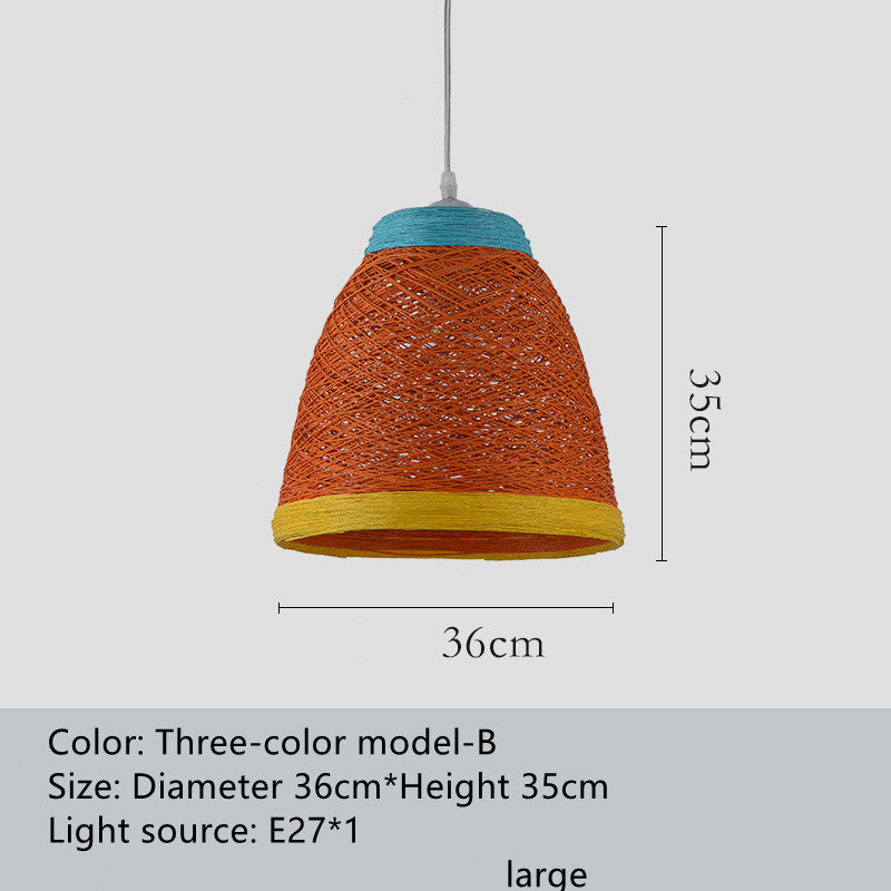 Sebastian – Rieten Hanglamp voor Gezellige Ruimtes