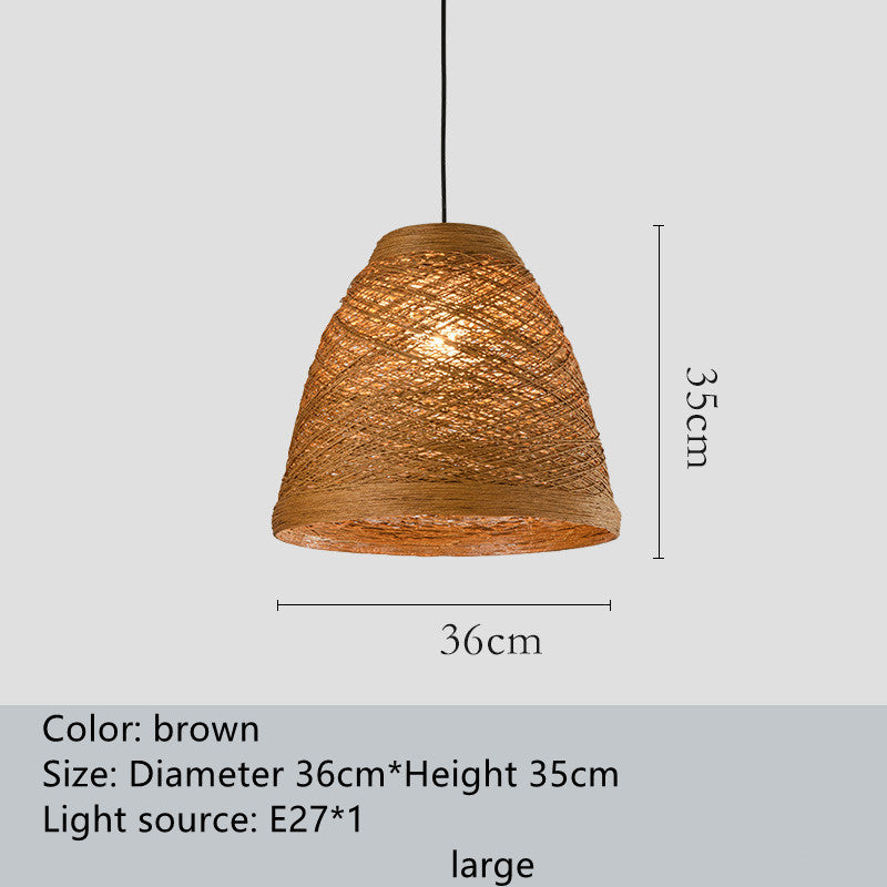 Sebastian – Rieten Hanglamp voor Gezellige Ruimtes
