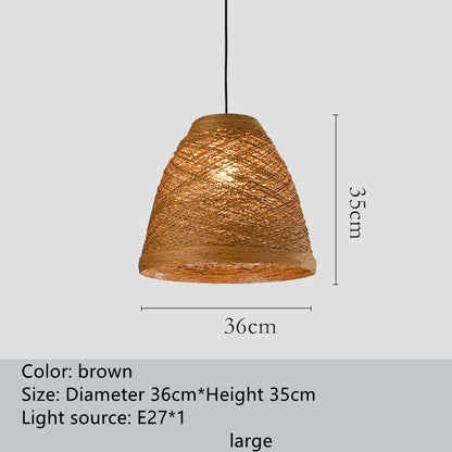Sebastian – Rieten Hanglamp voor Gezellige Ruimtes