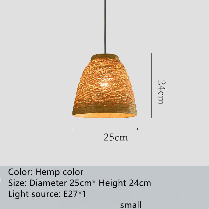 Sebastian – Rieten Hanglamp voor Gezellige Ruimtes