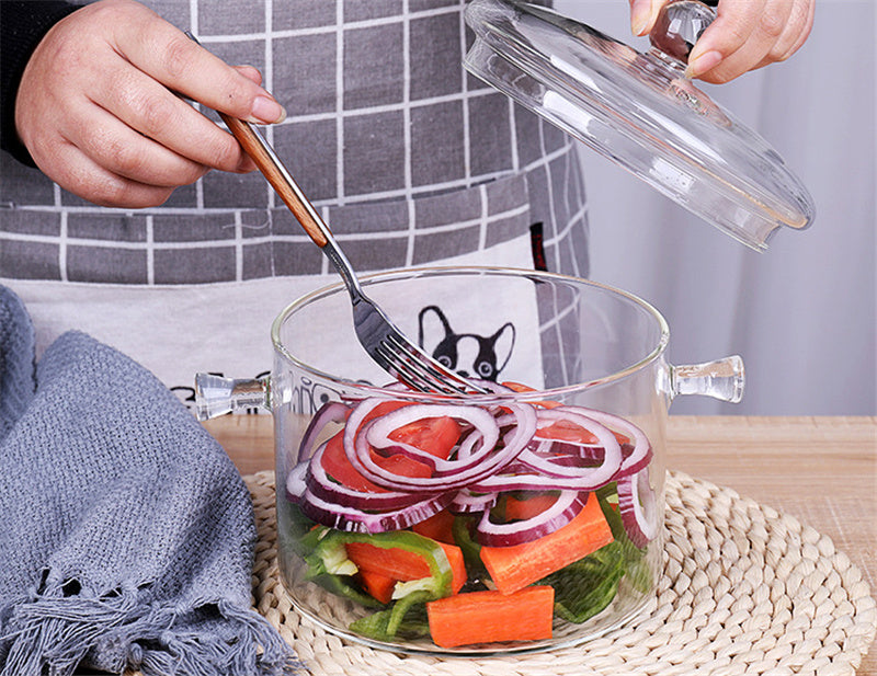 Florian – Transparante Mini Soeppan van Hoog Borosilicaatglas