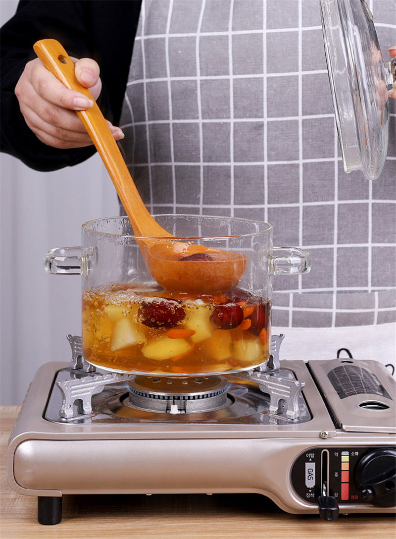 Florian – Transparante Mini Soeppan van Hoog Borosilicaatglas