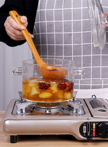 Florian – Transparante Mini Soeppan van Hoog Borosilicaatglas