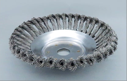 Zware Stalen Onkruidborstelkop – Universele Trimmer Accessoire voor Gras- & Mosverwijdering