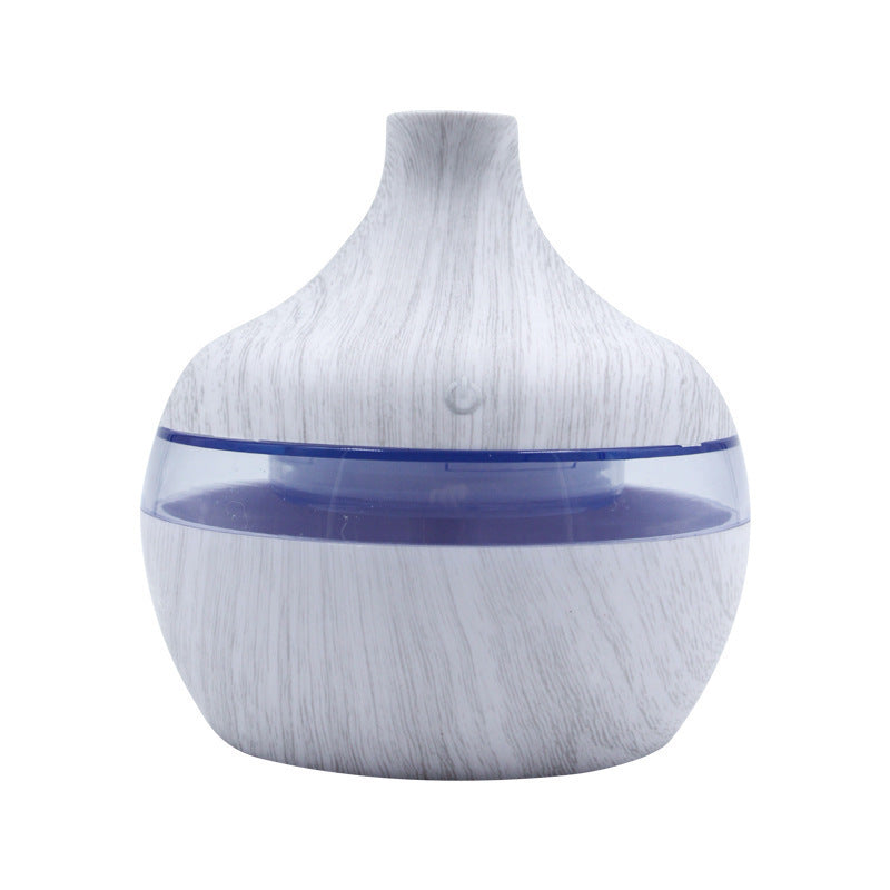 Benedict – Houten Grain Aromatherapie USB Luchtbevochtiger met Essentiële Olie Diffuser