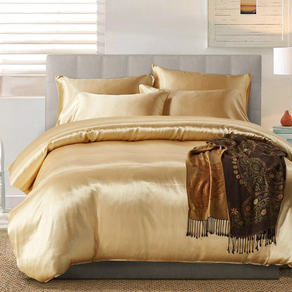 Haven – Luxe Satijnen 3-delig Dekbedset van Imitatiezijde