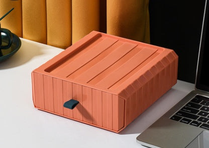 Nova – Multifunctionele Lade Type Bureau Opslagbox voor het Opslaan van Artefacten, Meerlaagse Rommelopslagdoos