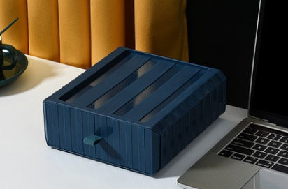 Nova – Multifunctionele Lade Type Bureau Opslagbox voor het Opslaan van Artefacten, Meerlaagse Rommelopslagdoos