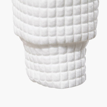 Men's Casual Plaid Hoodie – Modern Slim Fit Pullover for Everyday Comfort