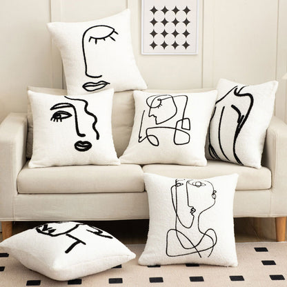 Persephone – Luxe Woonkamer Sofa Kussenhoes met Borduurwerk