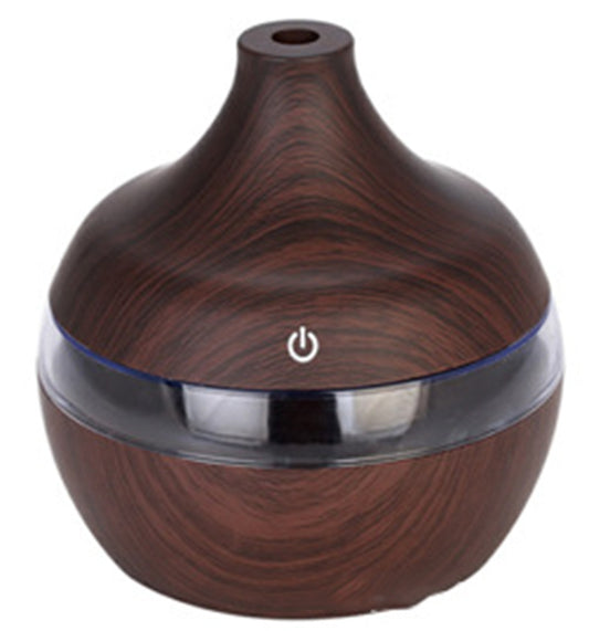 Benedict – Houten Grain Aromatherapie USB Luchtbevochtiger met Essentiële Olie Diffuser