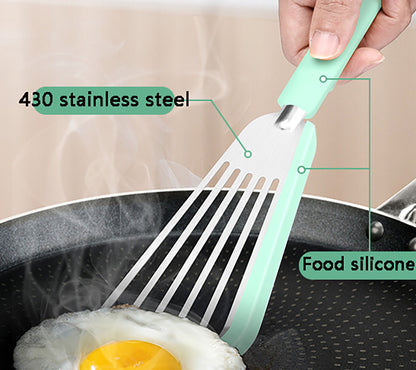Vector – Dunne Silicone Fish Spatel voor Anti-aanbak Kookgerei