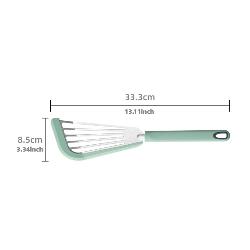 Vector – Dunne Silicone Fish Spatel voor Anti-aanbak Kookgerei
