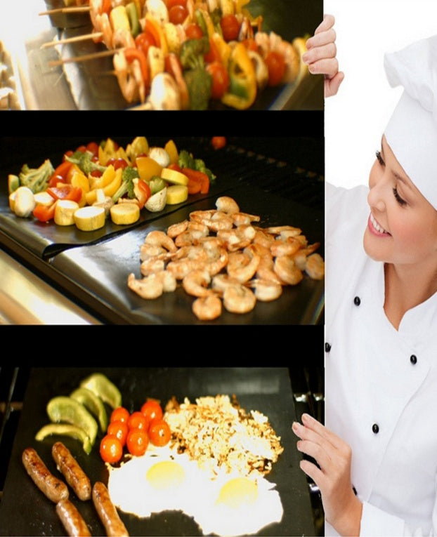 Nova – Herbruikbare Antiaanbak BBQ Grillmat