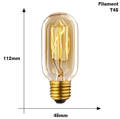 Lysandra – Retro Edison G95 G125 Glühlampe met Filament