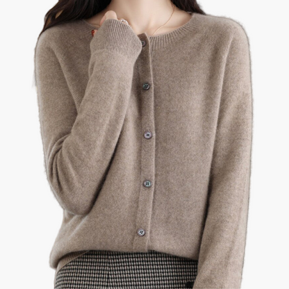 Women's Classic Button-Down Cardigan Sweater Versatile Everyday Style