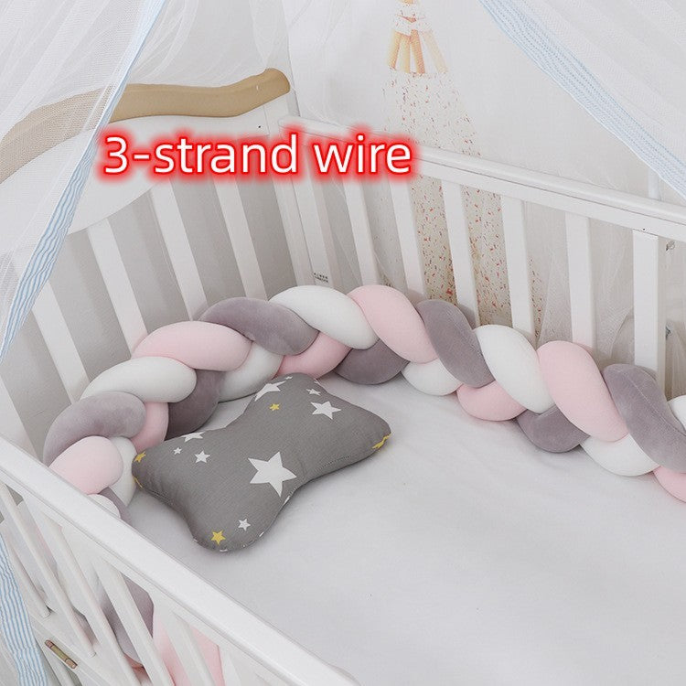 Aurora – Gebreide Crib Bumpers Kussen voor Babybed