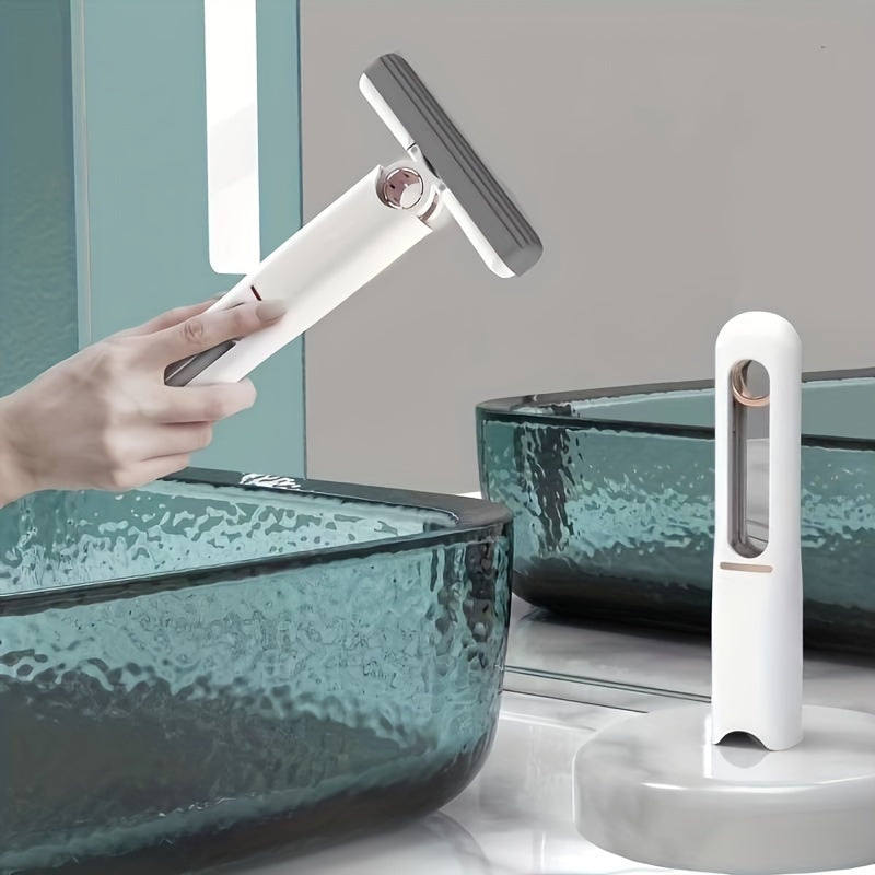 Theodosia – Draagbare Zelfknijper Mini Mop, Sterk Absorberende Mop voor Handenwasvrije Reiniging