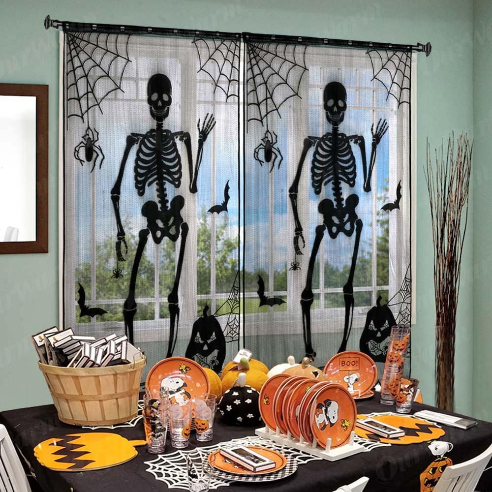 Anneliese – Halloween Patroon Gordijn
