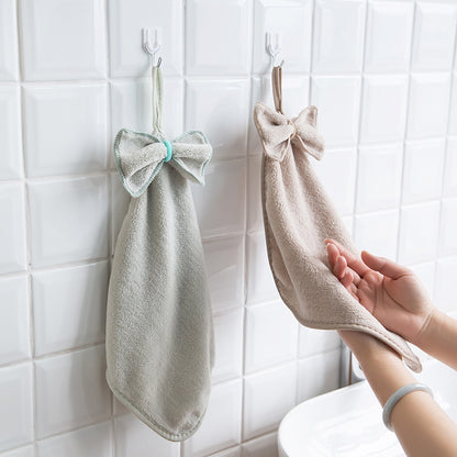 Lark – Dikke Koraalfleece Hanghanddoek voor het Gezicht