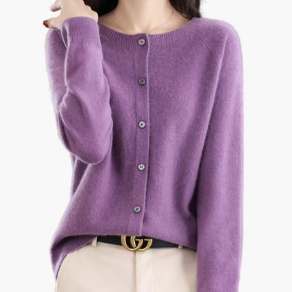Women's Classic Button-Down Cardigan Sweater Versatile Everyday Style