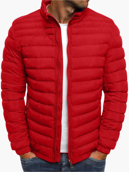 Men's Modern Quilted Casual Puffer Jacket – Stylish Everyday Outerwear