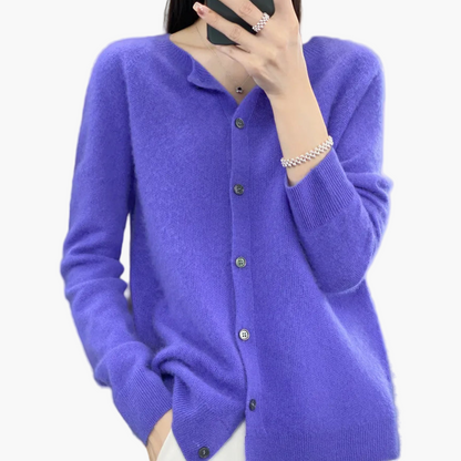 Women's Classic Button-Down Cardigan Sweater Versatile Everyday Style