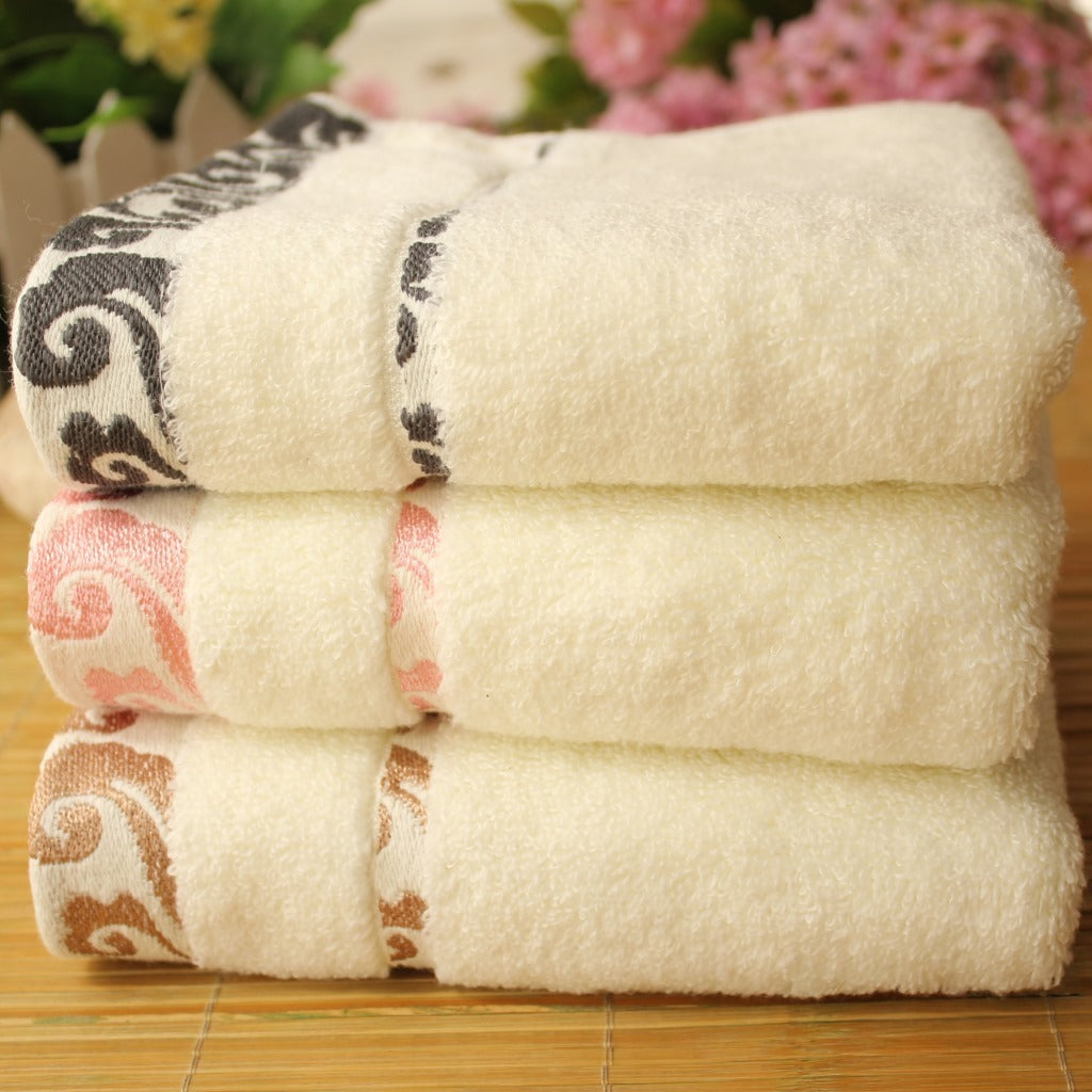 Aurelia – Luxe Gezichtsdoek van Hoogwaardige Katoen Jacquard zonder Krep