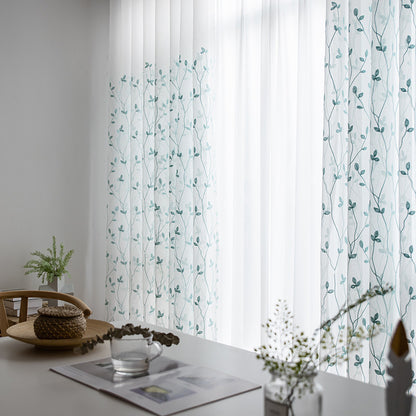 Theodosia – Gaze Gordijn voor Slaapkamer met Landelijke Stijl