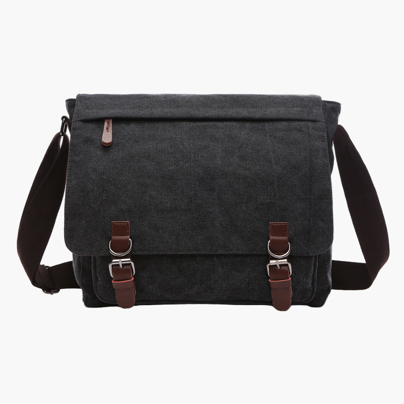 Unisex Classic Messenger Shoulder Bag for Work and Daily Use