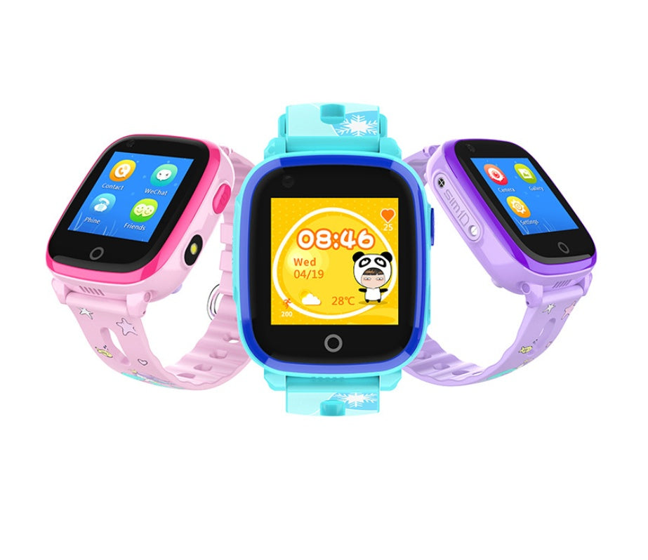 4G GPS Kinder Smartwatch – Waterdicht Touchscreen met SOS, WiFi, Camera & Locatie – DF33Z voor Android & iOS