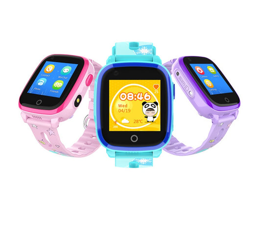 4G GPS Kinder Smartwatch – Waterdicht Touchscreen met SOS, WiFi, Camera & Locatie – DF33Z voor Android & iOS