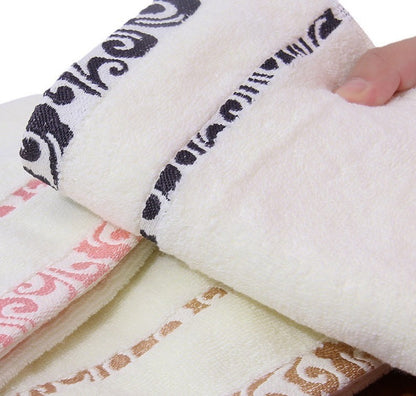 Aurelia – Luxe Gezichtsdoek van Hoogwaardige Katoen Jacquard zonder Krep