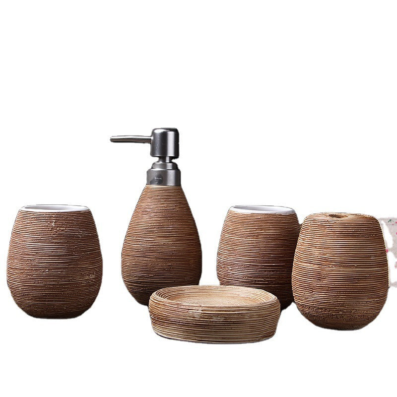 Florian – Vijfdelige Keramische Badkamer Set