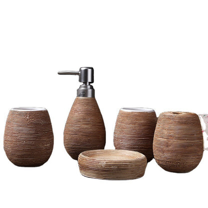 Florian – Vijfdelige Keramische Badkamer Set
