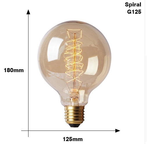 Lysandra – Retro Edison G95 G125 Glühlampe met Filament