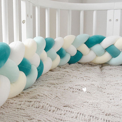 Aurora – Gebreide Crib Bumpers Kussen voor Babybed