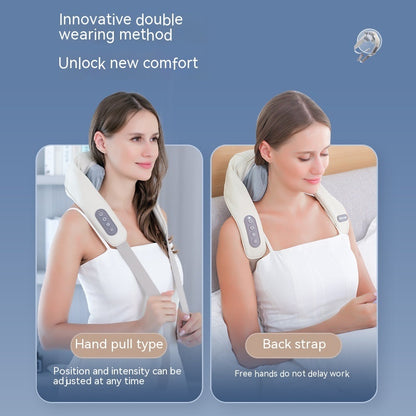 Odette – Nekmassage-instrument met Warmtecompressie en Draadloze Bediening