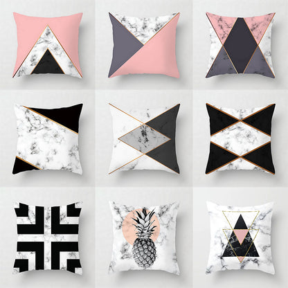 Valencia – Decoratieve Kussenhoes met Geometrisch Abstract Patroon