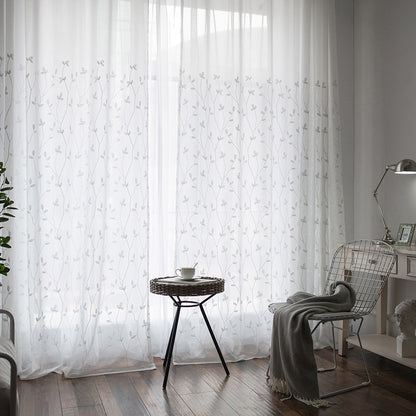 Theodosia – Gaze Gordijn voor Slaapkamer met Landelijke Stijl