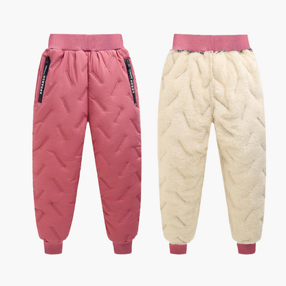 Children's Outdoor Winter Snow Pants Warm Windproof Water-Resistant – Active Play & Skiing