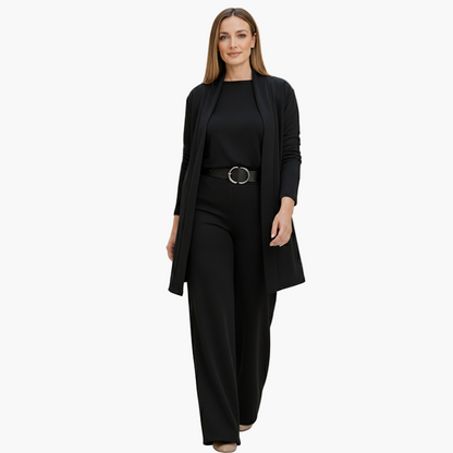 Women's Elegant Three-Piece Suit Set – Classic Style for Business and Everyday Wear