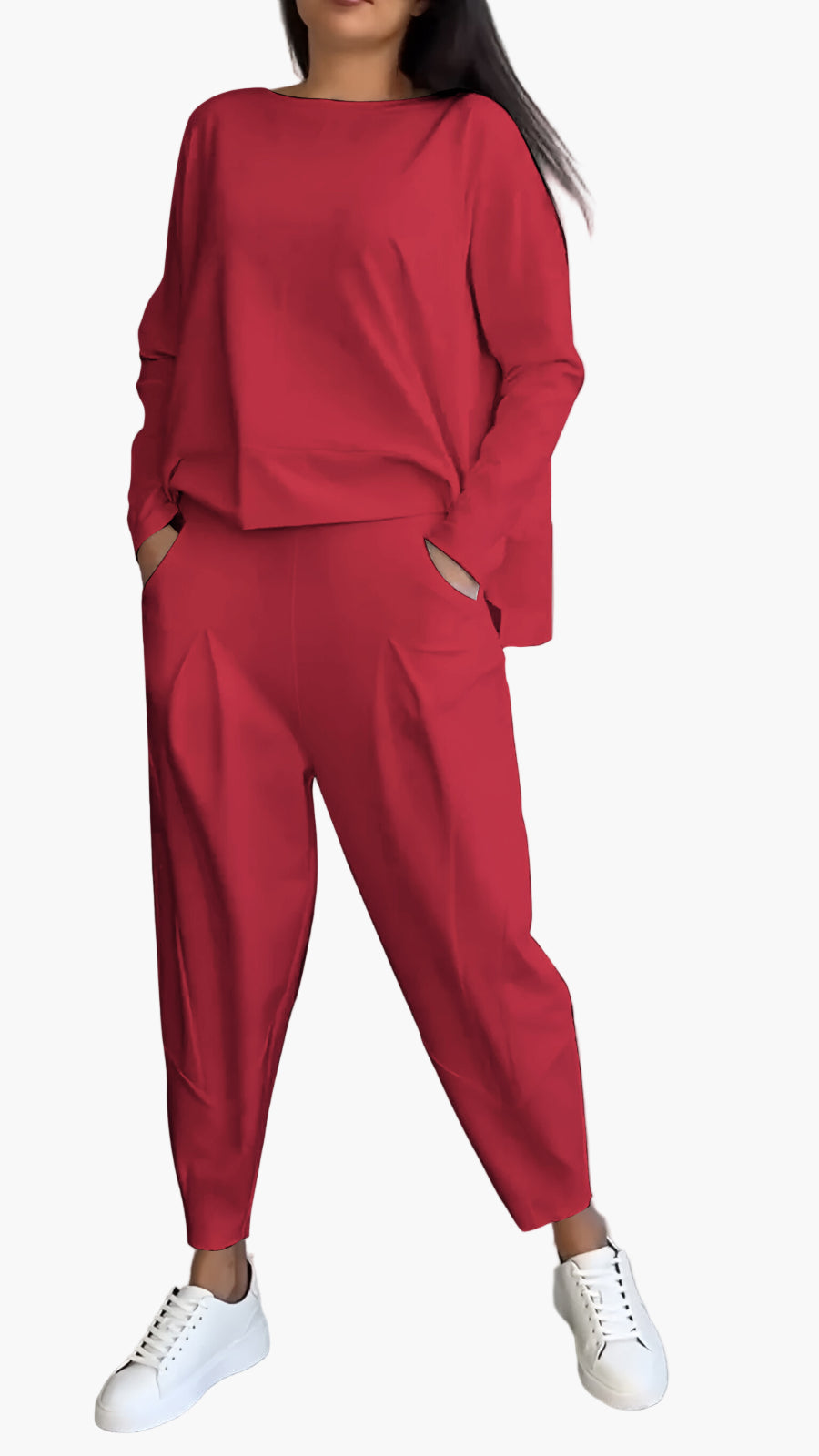 Women's Relaxed Fit Two-Piece Lounge and Casual Set – Cozy Everyday Wear