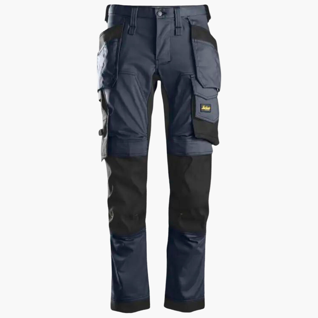 Men's Stretch Work Trousers with Holster Pockets for Heavy-Duty Jobs