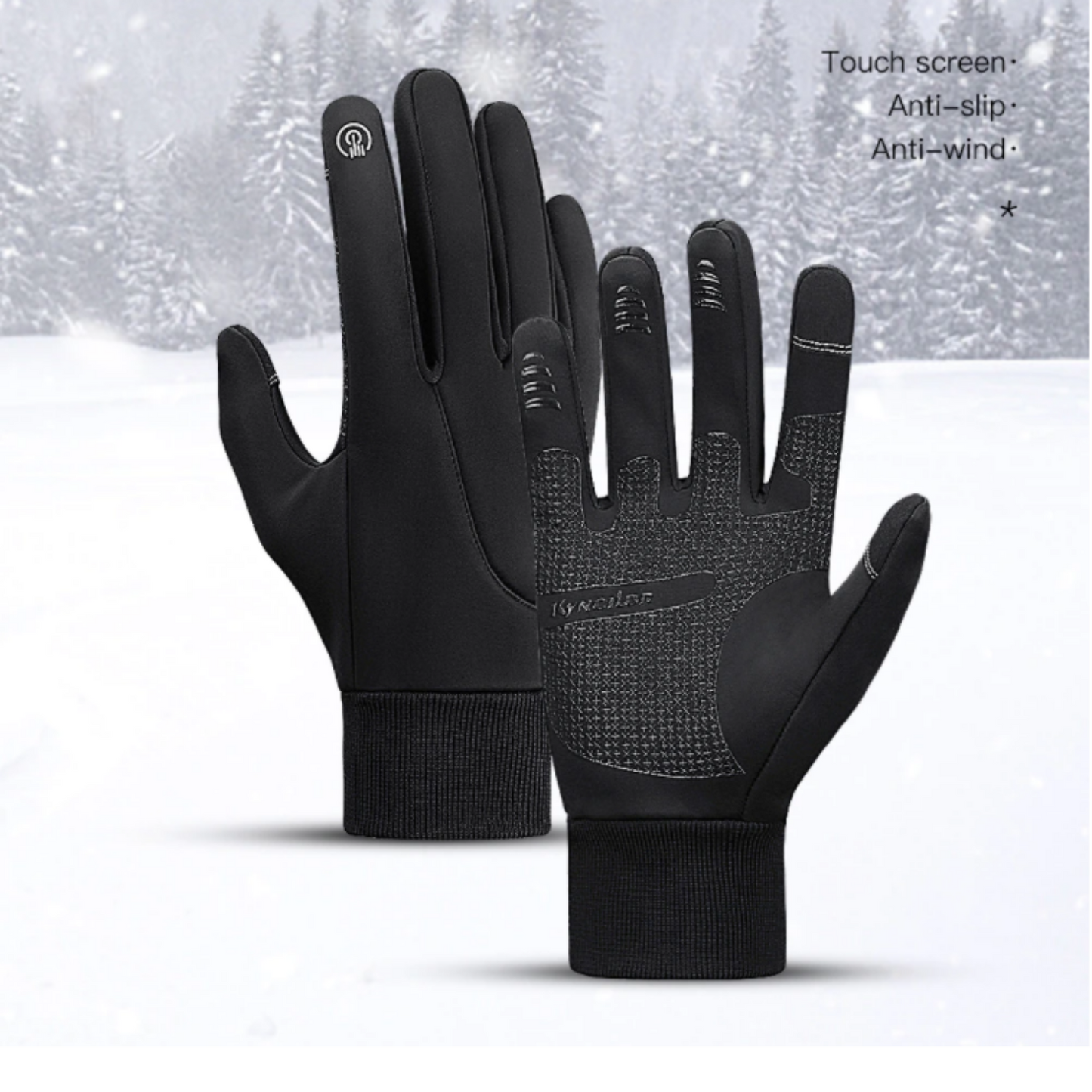 Unisex Touchscreen Winter Gloves for Outdoor Sports and Daily Use