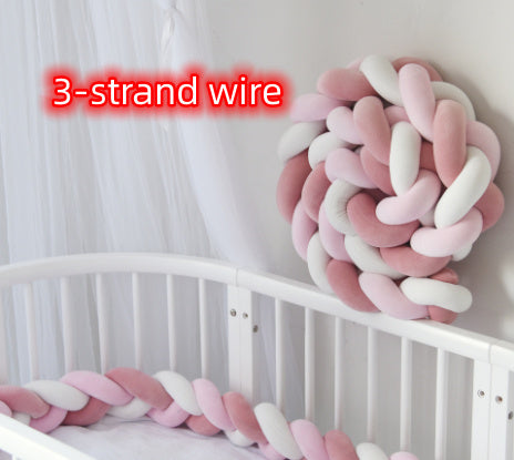 Aurora – Gebreide Crib Bumpers Kussen voor Babybed