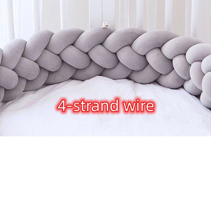 Aurora – Gebreide Crib Bumpers Kussen voor Babybed