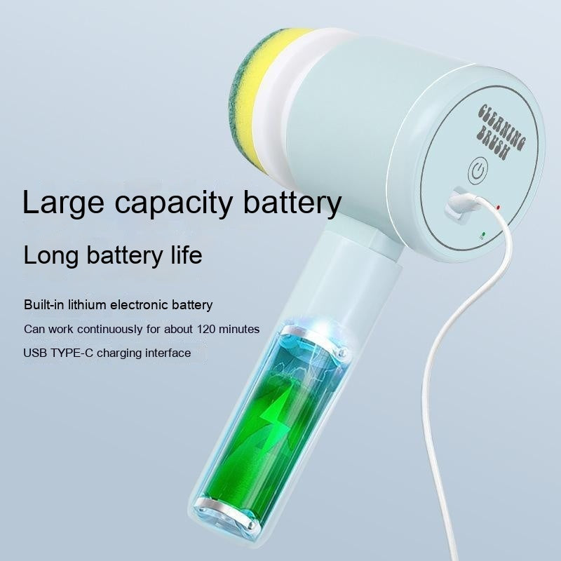 Lysander – Handheld Multifunctionele Elektrische Vloerreinigingsborstel