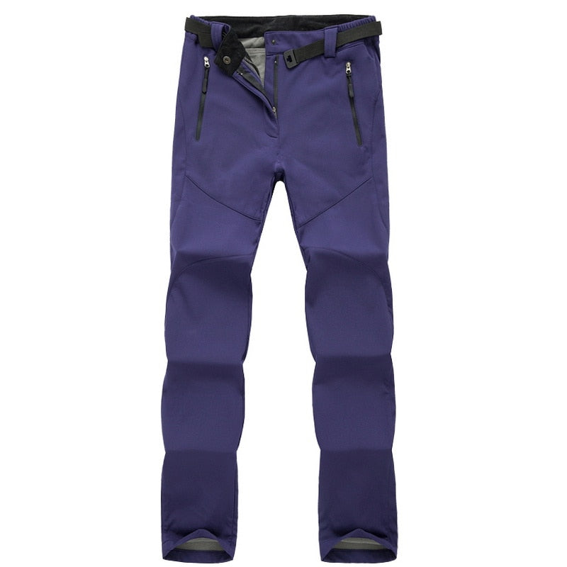 Women's Outdoor Hiking and Trekking Pants - Waterproof, Fleece Lined, Multi-Pocket, Athletic Fit